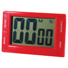 Ashley Productions - Minuterie numérique Big Red 3,75 po x 2,5 po avec support magnétique et support, paquet de 2-Aimant et support au dos