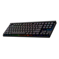 Logitech - Clavier gaming sans fil G515 LIGHTSPEED TKL profilé - Noir-Clavier gaming mécanique: Le Logitech G515 LIGHTSPEED TKL présente un profil fin sans pavé numérique, avec connectivité à trois modes via le transfert de données sans fil LIGHTSPEED, Bluetooth ou filaire.	