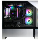 CyberPowerPC - Ordinateur de bureau de jeu - Intel Core Ultra 7 265KF - AMD Radeon RX 9060 XT 16 Go - 32 Go DDR5 - Disque SSD PCIe 4,0 de 2 To - Noir-4 x USB 3,2 Type A
