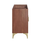 Modway - Daylight 48" Armoire de lavabo compatible avec un seul lavabo (non inclus) - Noyer-Matchs non inclus