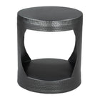 Zuo - Nuuk Table d’appoint - Noir-Structure en acier thermolaqué assurant stabilité et durabilité