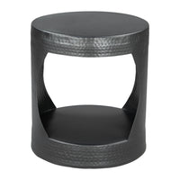 Zuo - Nuuk Table d’appoint - Noir-Structure en acier thermolaqué assurant stabilité et durabilité