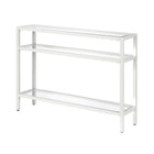 Hudson&Canal - Console Sivil 42" L - Blanc-La table a une capacité de poids de 50 lb