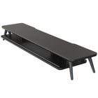 FITUEYES - Support pour double moniteur Fenge - Noir-La base en aluminium robuste offre un support puissant avec une capacité de charge maximale de 88 livres / 40kg