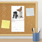 DateWorks - 2026 Mini Calendrier Mural 16 Mois - 7 po x 7 po - Amis - Anglais -Comprend des pages mensuelles de janvier à décembre 2026, ainsi que les 4 derniers mois de 2025