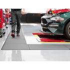WeatherTech - Tapis d'extrémité anti-fatigue ComfortMat Connect - Bordé - Noir - Paquet de 2-Assemblez trois pièces de centre à deux pièces d’extrémité pour obtenir un ComfortMat Connect de 4,57 m de long.