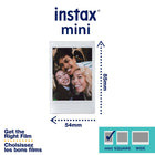 Fujifilm - Imprimante pour téléphone intelligent Instax Mini Link 3 - Blanc argile-Offerte en trois couleurs pastel : vert sauge, blanc argile et rose cendré