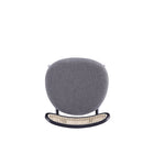 Manhattan Comfort - Lot de 2 chaises de salle à manger Colbert 44,5 cm style industriel chic, rembourrées, noir et gris-Garantie limitée du fabricant de 30 jours