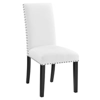Modway - Parcel Restauration Tissu rembourré Fauteuil d’appoint - Blanc-Chaise d’accent moderne