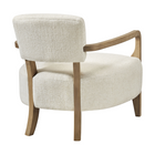 Modway - Zinnia Mélange de lin Chaise d’accent - Ivoire-Assemblée requise