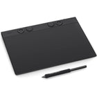 Wacom - Intuos Pro Medium Bluetooth Tablette graphique professionnelle 2025 - noir-Accélérez et restez dans le flux créatif avec 5 touches ExpressKeys personnalisables pour tablette et un cadran mécanique idéalement situé en haut de la tablette et près de votre clavier pour plus d’efficacité
