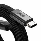 Statik - MagStack Slim Pro Câble de Charge/Sync USB-C vers USB-C de 6.6 pi, Noir-S'auto-organise grâce à une technologie brevetée. Notre câble magnétique unique est plus résistant et plus fiable que les imitations bon marché