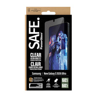 PanzerGlass - Protection d’écran SAFE UWF pour Samsung Galaxy S26 Ultra - Transparent-Ultra-Wide Fit Scratch protège votre appareil des rayures