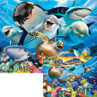 Howard Robinson - 3D/2D Howard Robinson Selfie Sous-Marin Et Plage Aux Tortues - 100 pièces-Effet 3D saisissant avec une profondeur vive et réaliste
