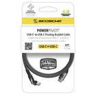 Scosche - Câble Power Pivot Charge & Sync USB-C vers Pivot USB-C de 1,2 m - Noir-Câble de recharge et de synchronisation 60 W