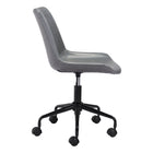 Zuo - Byron Chaise de bureau - Gris-Garantie limitée de 3 ans