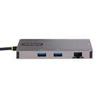 Startech - Adaptateur multiport USB-C - Vidéo HDMI double - 4K 60Hz - 2Pt 5Gbps hub USB-A - Passe de puissance 100W-Installation facile : Connectivité étendue avec câble hôte USB de type C de 12 pouces (30 cm) attaché; Configuration automatique du pilote; Idéal pour les postes de travail de bureau ou de télétravail, et pour présenter depuis une salle de réunion ou pour des conférences avec des travailleurs à distance utilisant Zoom/MS Teams