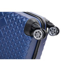 Swiss Traveller - Paddrix Hardshell 3 pièces ensemble de bagages, jantes tournantes à 360 degrés - Bleu saphir-9