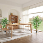 HOMCOM - Arbre s artificiels de ficus 5 pi pour décoration intérieure de la maison - vert - lot de 2-Entretien minimal requis 