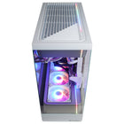 CyberPowerPC - Ordinateur de bureau de jeu - AMD Ryzen 7 9800X3D - AMD Radeon RX 9060 XT 16 Go - 32 Go DDR5 - Disque SSD PCIe 4,0 de 2 To - Blanc-AMD Radeon RX 9060 XT 16GB GDDR6