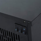 HOMCOM - Foyer électrique portatif sur pied 14 po, 1000 W, noir-La minuterie d'arrêt automatique empêche la surchauffe 