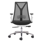 Zuo - Hasso Chaise de bureau - Noir-Maille respirante favorisant circulation de l’air et confort prolongé