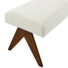 Modway - Lyra 47" Boucle Tapis Banc - Boucle ivoire-8