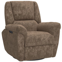 HOMCOM - Fauteuil inclinable électrique avec siège rembourré et ports USB - espresso-Tissu chenille doux et rembourrage épais pour un confort optimal   