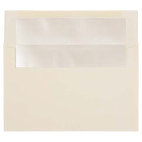 JAM Paper - Enveloppes d'invitation A9 doublées d'aluminium - 5,75 x 8,75 - ivoire avec feuille d'ivoire - Paquet de 25-Ces enveloppes sont parfaites pour envoyer des invitations, des cartes de voeux, des RSVP, des cartes de remerciement, des cadeaux d'anniversaire, des remises de diplômes, des vacances et plus encore