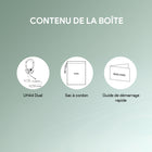 Casque compatible Teams double Yealink UH44 - Casque pour téléphone et ordinateur - Certifié Microsoft Teams  - Noir-Longueur du câble USB : 1,5 m (de l'unité de contrôle d'appel à la prise USB)