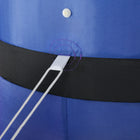 HOMCOM - Soldat Casse-Noisette gonflable colouré de 8ft avec sceptre LED extérieur - Rouge - Bleu-Dégonfle rapide pour un rangement facile et utilisation dans l'année à venir 