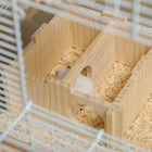 PawHut - Cage pour Hamsters et Gerbilles - Blanc-Couleur : Naturel, Blanc