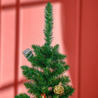 HOMCOM - Arbre de Noël - arbre de Noël fin avec branches réalistes-Couleur : vert 