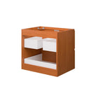 Modway - Scenic Support mural de 24" Armoire de toilette de salle de bain (lavabo non inclus) - Noyer cerisier-9