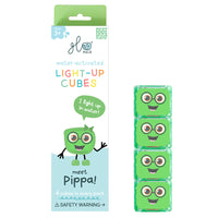 Glo Pals - Cubes lumineux - Pippa - Vert-Fabriqué avec 100 % de plastique recyclé