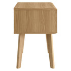 Modway - Render Table d’appoint, Chêne-Construction durable en panneaux de particules