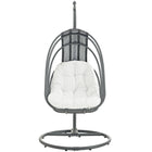 Modway - Whisk Terrasse extérieure Chaise à balançoire sans support - Blanc-Cadre robuste en acier revêtu de poudre