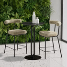 Zuo - Kede Tabouret de comptoir - Vert Tweed-Dimensions: 20,5 po L x 22,4 po L x 36,2 po H