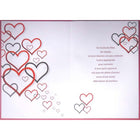 Rosedale - Cartes De souhaits De La Saint-Valentin 5-1/2 po x 8 po / Enveloppes - Paquet de 12 - Cœurs-Imprimées sur un papier de qualité non couché