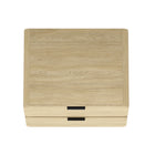 Manhattan Comfort - Table de nuit moderne contemporain Chrystie 26" à 2 tiroirs - Naturel-Garantie limitée du fabricant de 30 jours