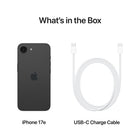 Apple - iPhone 17e - 256 Go - Noir - Bell et Virgin Plus-iOS et Apple Intelligence. Personnel, privé, puissant. Écrivez, exprimez-vous et faites-en plus sans effort avec des fonctionnalités avancées comme le filtrage d'appels, l'outil de nettoyage, la traduction en direct et l'intelligence visuelle