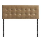 Modway - Lily Cuir végane Tête de lit King Size, Grillé-Cinq positions de montée