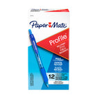Paper Mate - Stylo à bille Flexgrip Elite rétractable – 1,4 mm – bleu – paquet de 12-Le système d’encre unique permet d’obtenir des couleurs extra lisses et vives