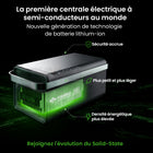 Yoshino - B4000 SST Centrale électrique continue portable à semi-conducteurs de 4000 W-PUISSANCE ET CAPACITÉ - Une puissance continue de 4 000 watts (6 000 watts en crête) et une capacité de 2 611 Wh fournissent de l'énergie aux appareils et à la plupart des appareils. Cette batterie SST est conçue pour 4 000 cycles à 80 % (11 ans et plus, 7 jours d'utilisation quotidienne.)