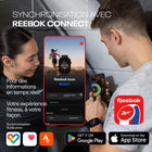 Reebok - Montre Sport Connectée Icon - 45.35 mm - Noir Absolu-Météo en temps réel et commandes vocales pour garder une longueur d’avance
