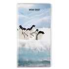 Blueline - Agenda Mensuel De Poche - 6 1/2 po H x 3 1/2 po l - Motif Animaux - Bilingue-Papier 100 % recyclé postconsommation