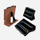 MOFT - Étui folio Float pour iPad Pro 11 M4 2024 - Marron Sienne-Trois angles de vision
