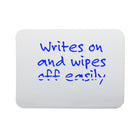 Flipside Products Tableau blanc effaçable à sec double face, 15 x 23 cm, blanc, paquet de 12-Surface inscriptible et effaçable sans effet fantôme