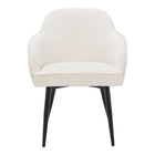Zuo - Jolie Chaise de salle à manger - Ivoire - Ensemble de 2-Revêtement doux et lisse