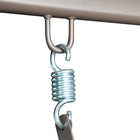 Outsunny - Balancelle de porche 3 places robuste avec auvent inclinable, noir-Coussins rembourrés épais de 3,25 po et 2 oreillers ronds pour un confort d’assise supplémentaire
